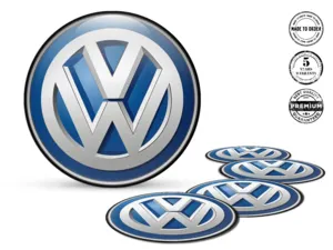 VW Decal Rims Edition Premium Epoxy Labels